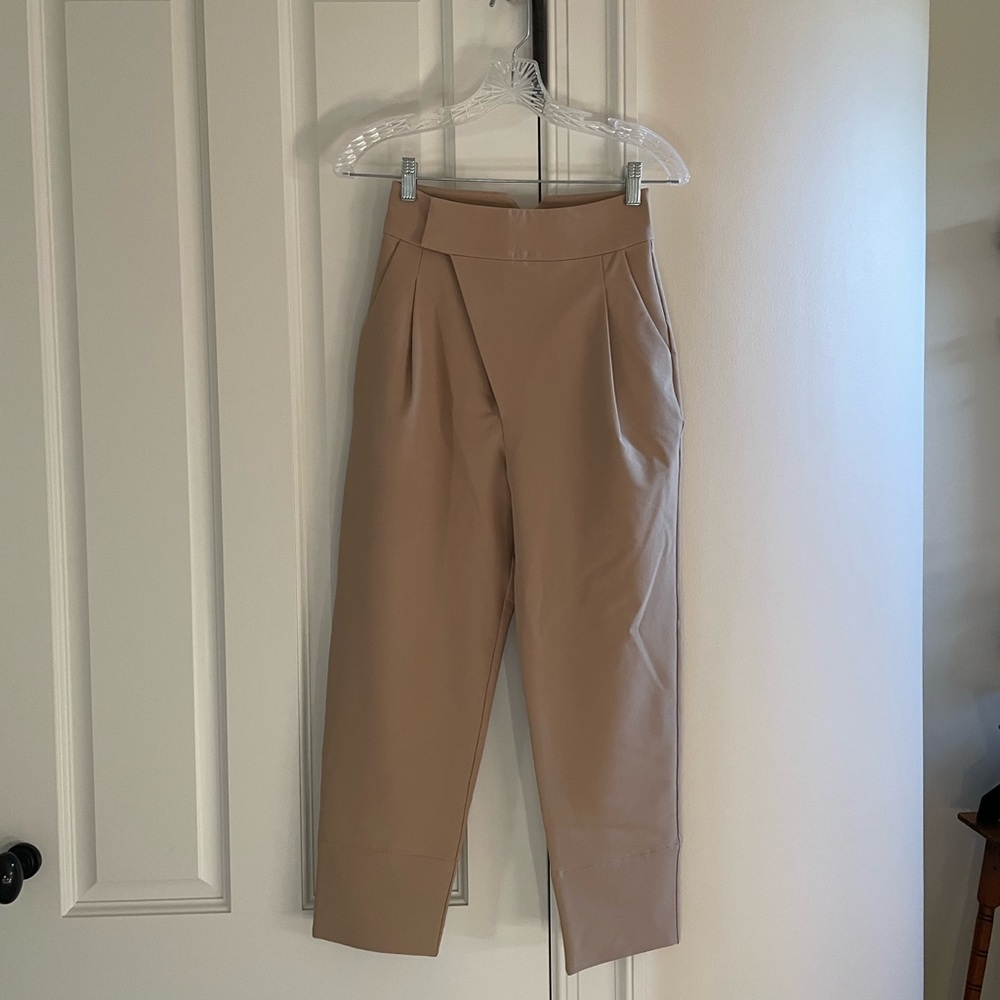 Aday khaki Portfolio Pants: Size XS
